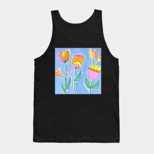 Blue tulips Tank Top